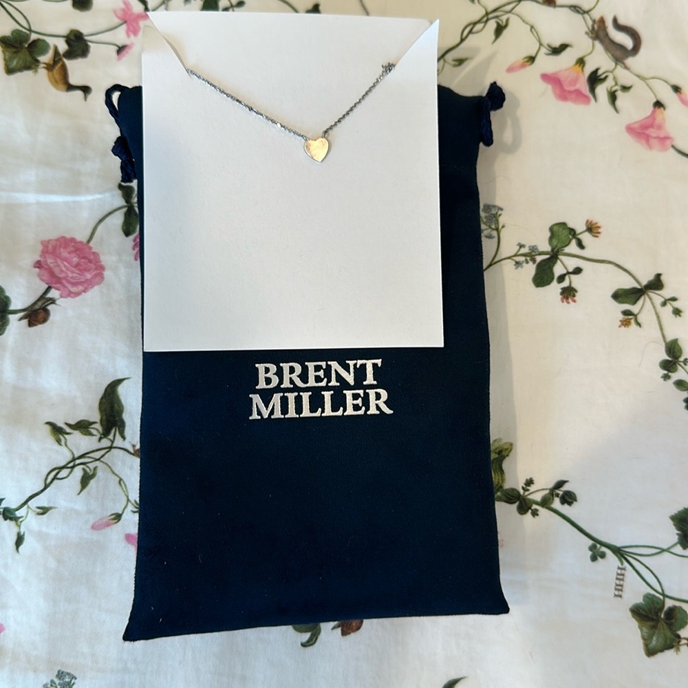 Brent Miller Silver Heart Necklace